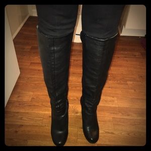Nine West knee high boots.